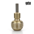 Yaba Round &amp; Diamond Selbststockende Kupfer Tattoo-Maschine Griff Tattoo Grip Tube